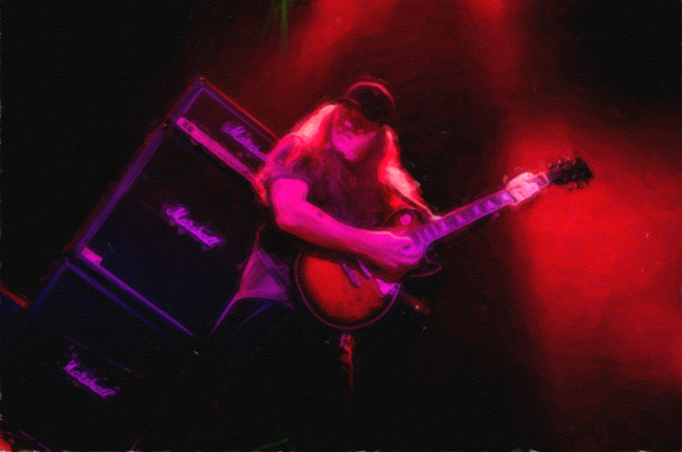 ROCKING WITH OIL PAINT
(Wally's - Hampton, NH - 01/16/2015)